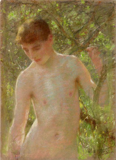 Study of a Boy by Henry Scott Tuke